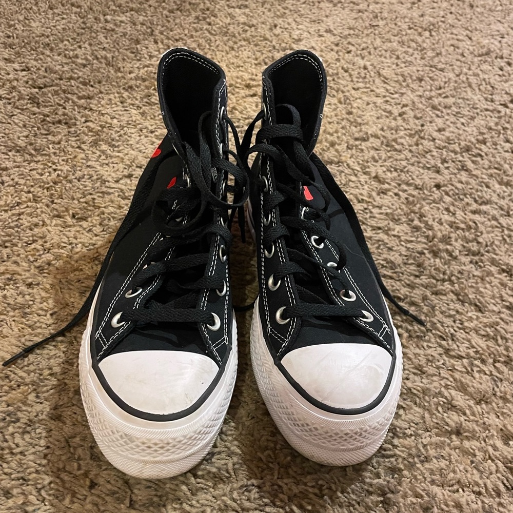 Shoes (Custom Platformed Converse) Men’s Size 6 1/2